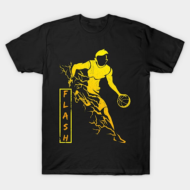 Basketball Basketball player Flash T-Shirt by MzumO